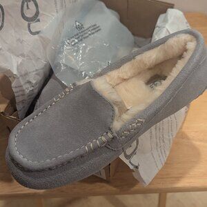 Ugg Ansley Gray Slippers-New in Box-Size 7